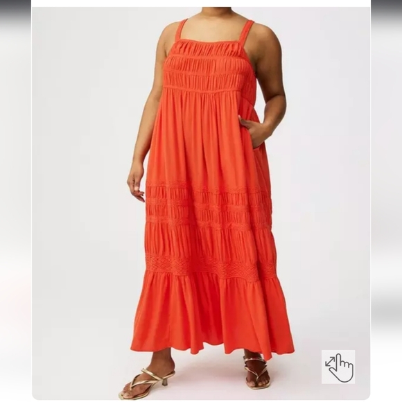 Torrid Vibrant Orange Maxi Dress - Picture 6 of 6